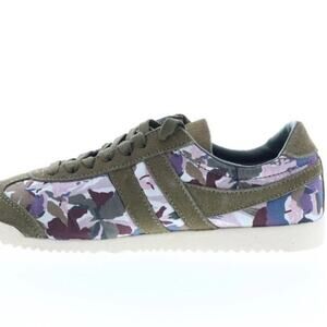 Gola bullet liberty cf green print sneakers womens 7